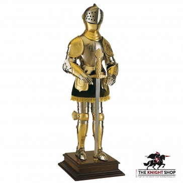 Miniature Spanish Suit of Armour - Engraved