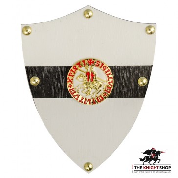 Knights Templar Shield - Letter Opener Wall Mount