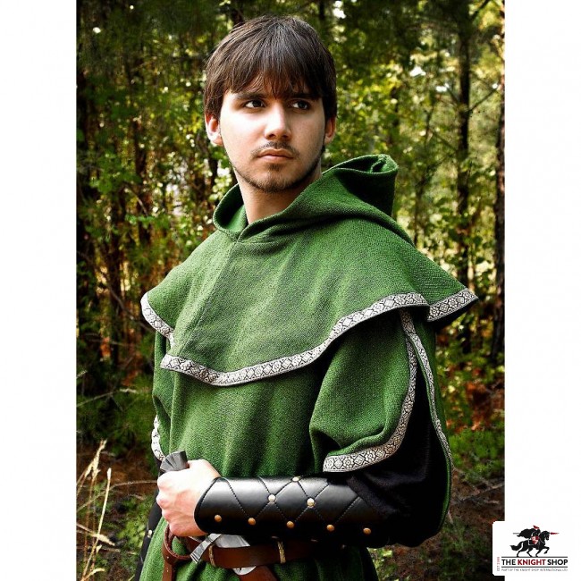 Huntingdon Overtunic - Green | Buy Medieval Clothing from our UK Shop