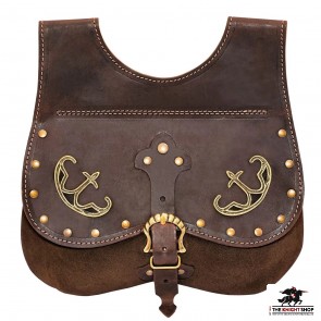 Late Medieval Kidney Pouch - Brown
