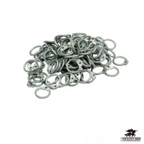Aluminium Chainmail Rings - Dome Riveted - 10mm (approx. 3400 pcs)