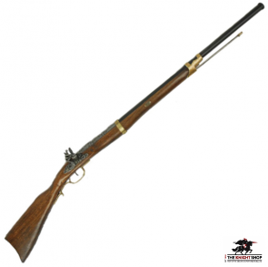 English Long Barreled Rifle - 18th Century 