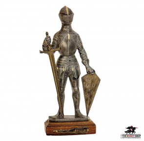 15th Century Pewter Knight with Sword