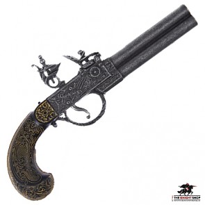 18th Century English Flintlock Twigg Pistol 
