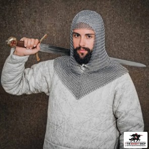 Chainmail Coif - Stainless Steel - Butted