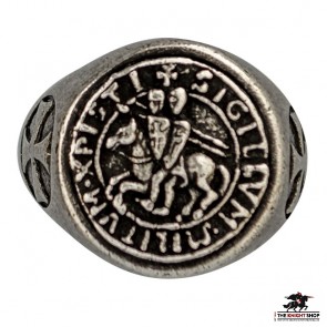 Templar Seal Ring - Pewter