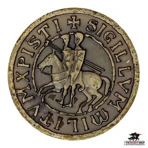 Knights Templar Paperweight - Bronze 