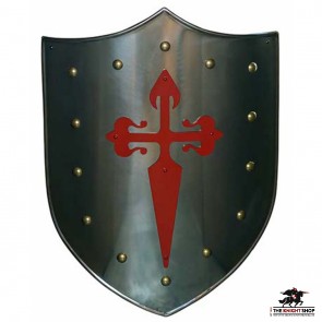 Red St. James Cross Shield