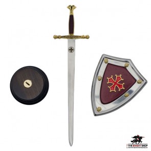 Cathars Letter Opener and Shield Set