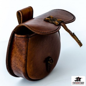 Celtic Leather Belt Pouch (Bag)