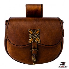 Celtic Leather Belt Pouch (Bag)