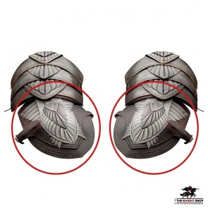 DAMAGED - The Lord of the Rings - High King Leather Shoulder Armour