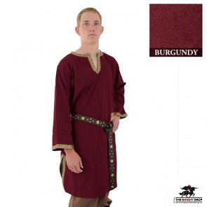 Viking Tunic Long Sleeve - Burgundy