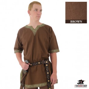 Viking Tunic Half Sleeve - Brown