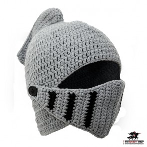 Knitted Knight Helmet Hat - Child Size