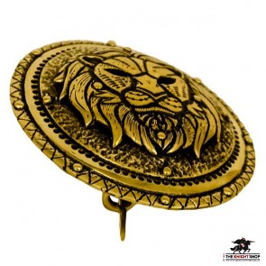 Order of the Lion Cloak Clasp - Antique Brass (Single)
