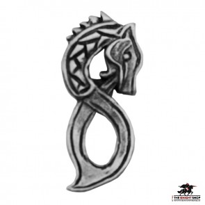 Viking Dragon Pin Badge