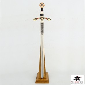 Magnetic Sword Stand - Oak