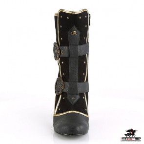 Women's Black Pirate Ankle Boots