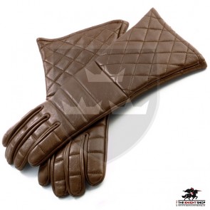 Light Practical Gloves - Brown