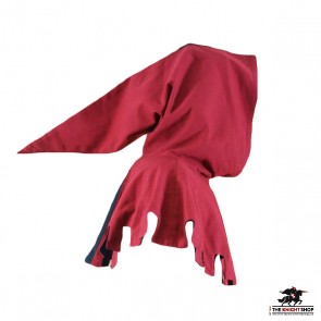 Medieval Hood - Red/Black 