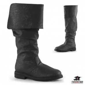 Robin Hood Medieval Boots - Black