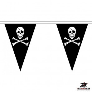 Skull & Crossbones Bunting Pirate - 20 metre