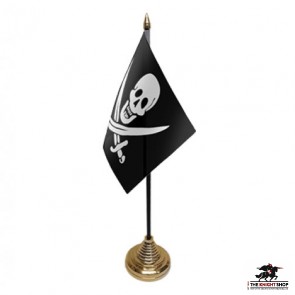 Skull & Crossbones Pirate Table/Hand Flags