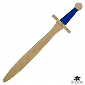 Kid's Wooden Blue Sword with Scabbard