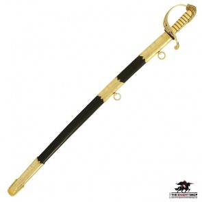 British Royal Navy Officer's Sword -  (Pipe-Backed) 1827 Pattern
