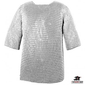 Chainmail Haubergeon - Butted - Zinc Plated - 64" Chest